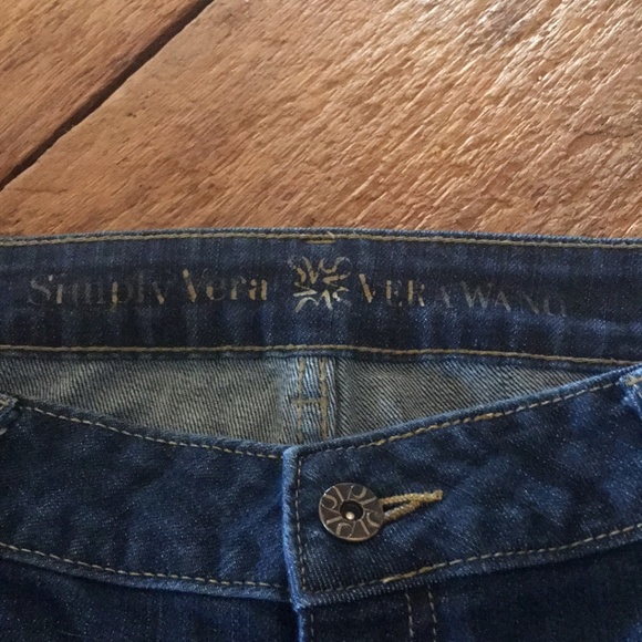 DONATED Simply Vera Wang dark jeans straight leg - Picture 5 of 8